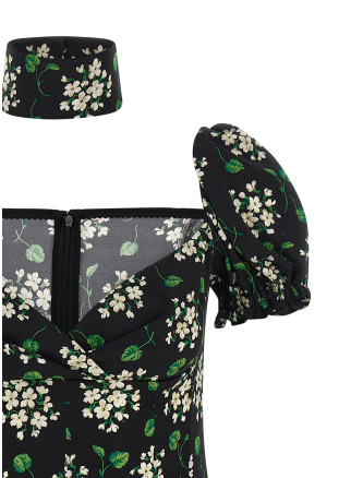 Мини DOLCE & GABBANA Flower print dress (F659HTFSA85HX6BX) #