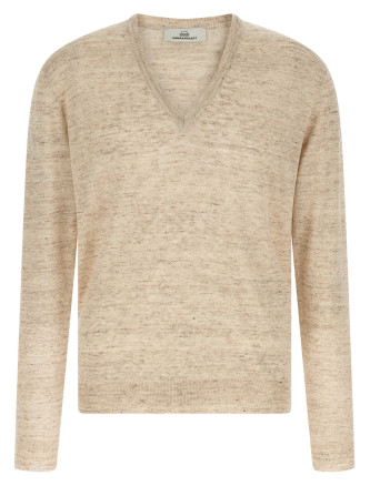Linen and silk sweater