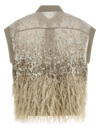 Рубашка, блузка BRUNELLO CUCINELLI Short-sleeved shirt (MF940RK106C4274) #