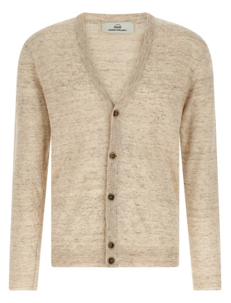 Linen silk cardigan