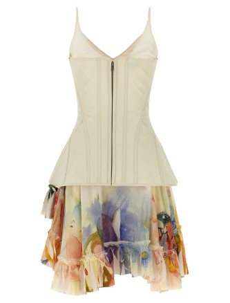 Мини MCQUEEN Corset dress (873218QZARY9015) #