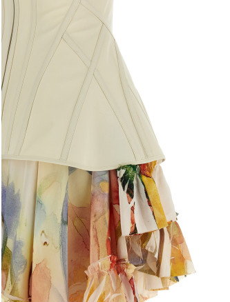 Мини MCQUEEN Corset dress (873218QZARY9015) #