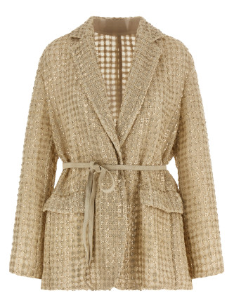 Свитер, кардиган BRUNELLO CUCINELLI 'Dazzling Net Embroidery'