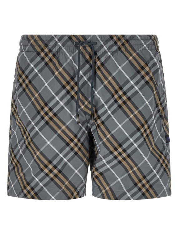 Бермуды, шорты BURBERRY Swim Check (8129614WAVEBLUEIPCHECK) #1