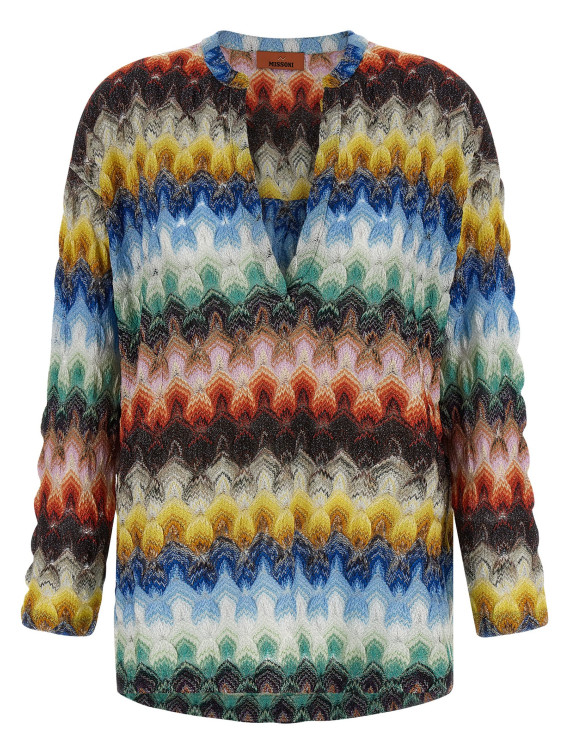 Рубашка, блузка MISSONI Knitted blouse (DS26SJ01BR015JSMSNV) #1