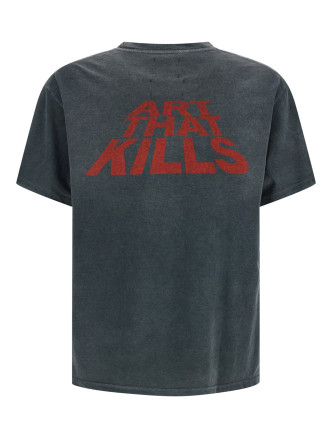 Футболка GALLERY DEPT. 'Skeleton Beach Grit' (TOP007LIGHTVINTAGEBLACK) #