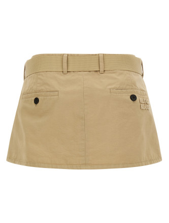 Макси MIU Belt skirt (MG2637SOOO19EKF0006) #