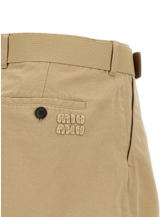 Макси MIU Belt skirt (MG2637SOOO19EKF0006) #