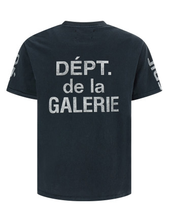 'French Collector' T-shirt (TOP038WASHEDBLACK) #