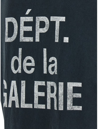 'French Collector' T-shirt (TOP038WASHEDBLACK) #
