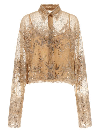 Рубашка, блузка ERMANNO SCERVINO Embroidery shirt