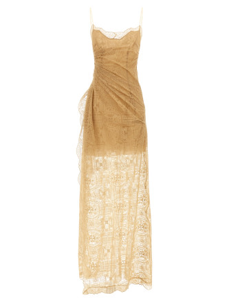 Макси ERMANNO SCERVINO Embroidered dress