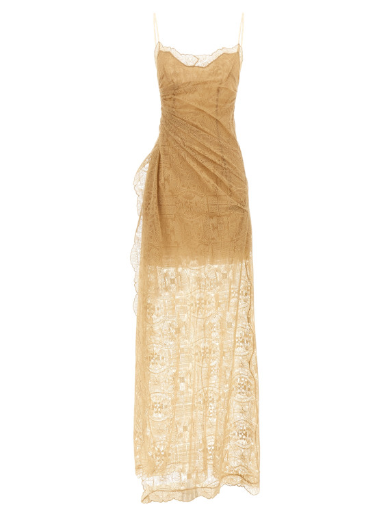 Макси ERMANNO SCERVINO Embroidered dress (D482Q737FDUCX41213) #1