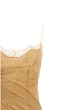 Макси ERMANNO SCERVINO Embroidered dress (D482Q737FDUCX41213) #