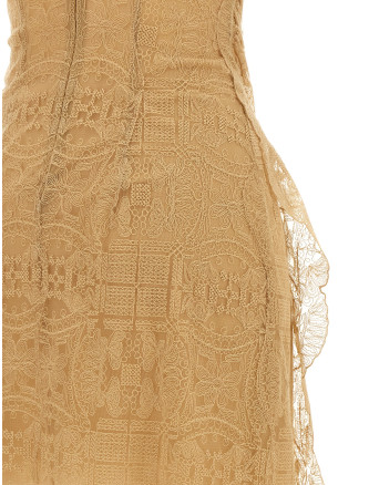 Макси ERMANNO SCERVINO Embroidered dress (D482Q737FDUCX41213) #