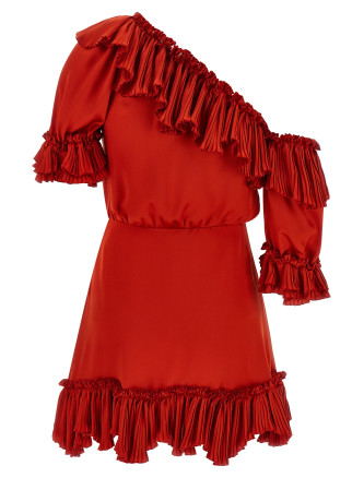 Мини SAINT LAURENT Silk dress (862002Y7G276850) #