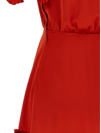 Мини SAINT LAURENT Silk dress (862002Y7G276850) #