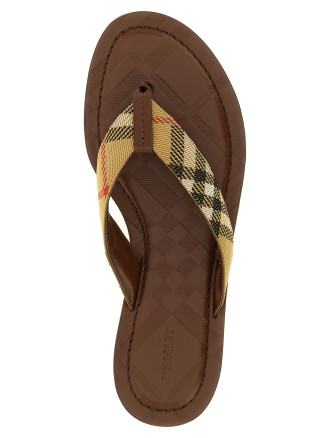 Шлепанцы BURBERRY 'Pavillon' (8123025SANDIPCHECK) #