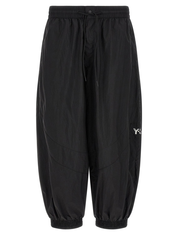 Rough-edged joggers (KE6632BLACK) #1