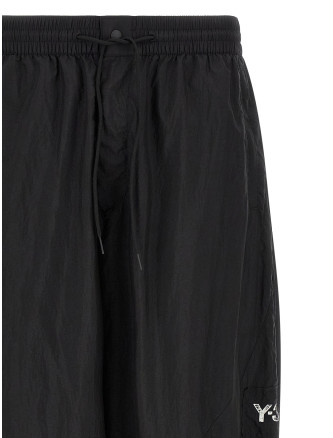 Rough-edged joggers (KE6632BLACK) #