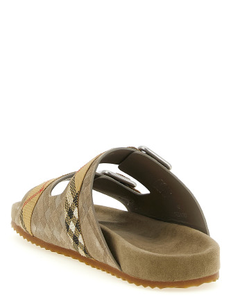 Плоские сандалии BURBERRY 'Urchin' (8122994SPARROWBEIGE) #