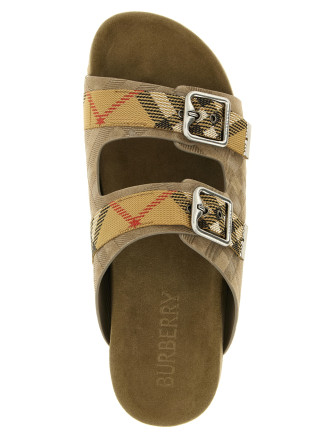Плоские сандалии BURBERRY 'Urchin' (8122994SPARROWBEIGE) #