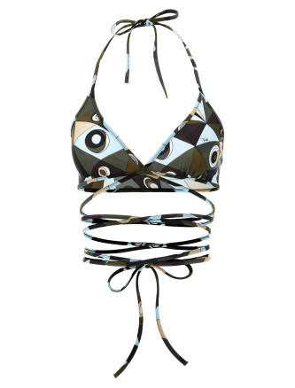 Пляжная одежда EMILIO PUCCI Triangle bikini top