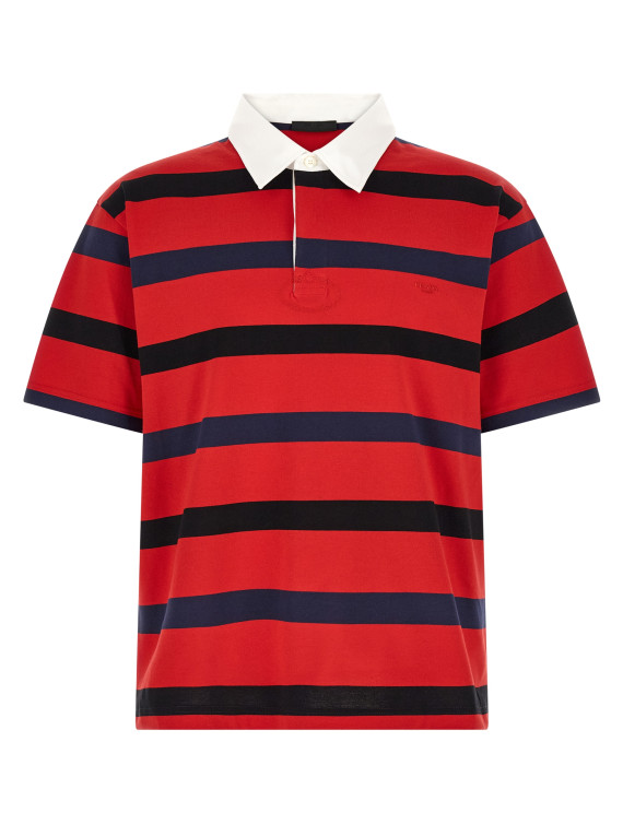 Поло PRADA Striped polo shirt (UJN989SOOO19FAF0E7D) #1