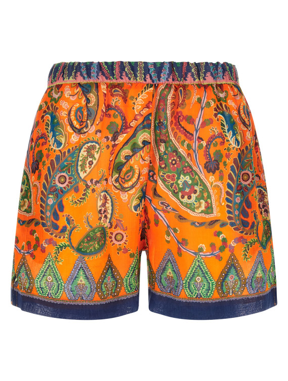 Бермуды, шорты ETRO Ramie shorts (WRPA0014AKF31X0852) #1