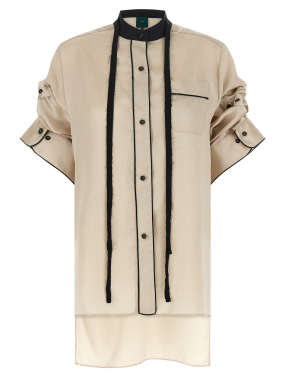 Рубашка, блузка MAISON JEJIA 'Berta' (MJD1027J0466MOUSSECRINKLE) #1