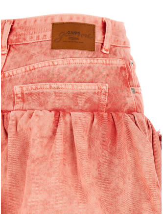 Макси GANNI Denim jeans skirt (A109018207R) #