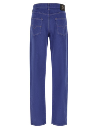 Джинсы VERSACE Straight leg jeans (10245691A178711DB10) #