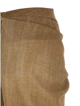 Мини ERMANNO SCERVINO Marocain skirt (D482O704RWKS4850) #