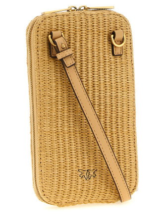 Raffia smartphone holder (106723A391C24Q) #