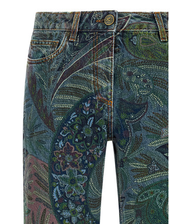 Джинсы ETRO Floral print jeans (WRNB0026AKI31S9882) #