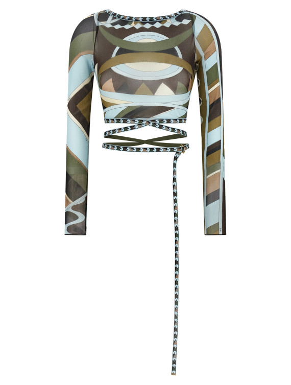 Повседневный топ EMILIO PUCCI 'Vivara' (6HJM306H849016) #1