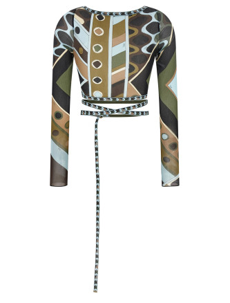 Повседневный топ EMILIO PUCCI 'Vivara' (6HJM306H849016) #