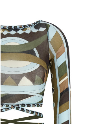 Повседневный топ EMILIO PUCCI 'Vivara' (6HJM306H849016) #