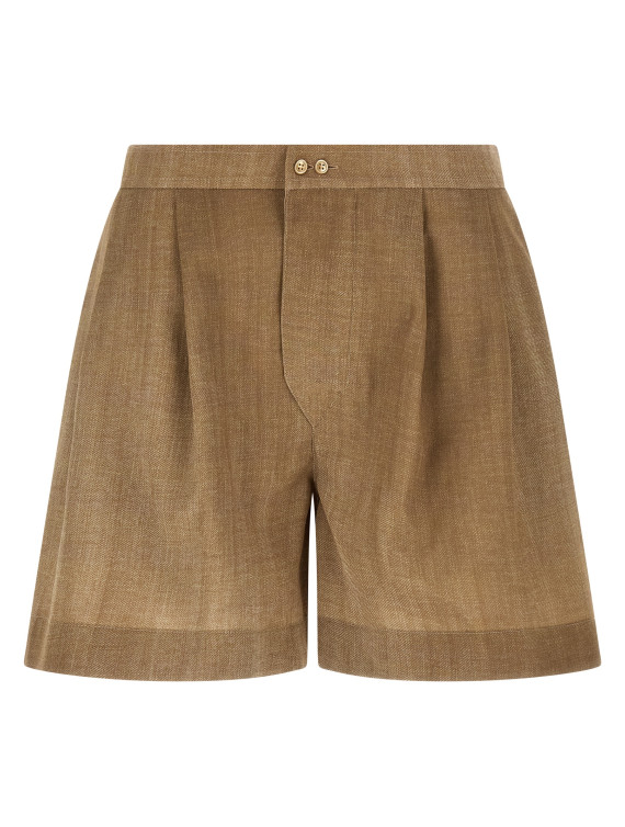 Бермуды, шорты ERMANNO SCERVINO Marocain shorts (D482P763RWKS4850) #1