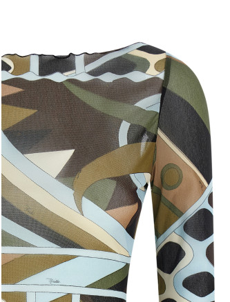 Футболка EMILIO PUCCI 'Vivara' (6HJM476H849016) #