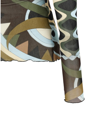 Футболка EMILIO PUCCI 'Vivara' (6HJM476H849016) #