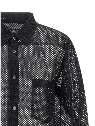 Рубашка, блузка COMME DES GARCONS BLACK Mesh shirt (1QB0161) #