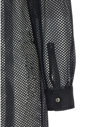 Рубашка, блузка COMME DES GARCONS BLACK Mesh shirt (1QB0161) #