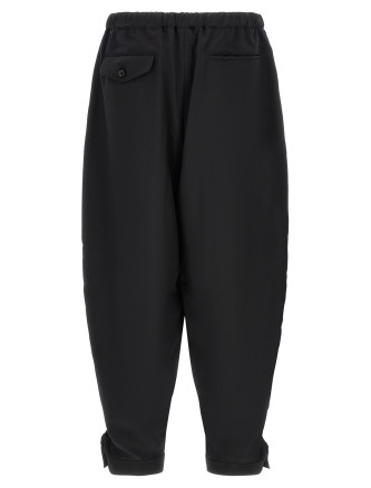 Брюки COMME DES GARCONS BLACK Barrel leg pants (1QP0061) #