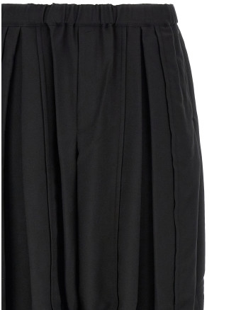 Брюки COMME DES GARCONS BLACK Barrel leg pants (1QP0061) #