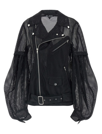Повседневная куртка COMME DES GARCONS BLACK Mesh jacket