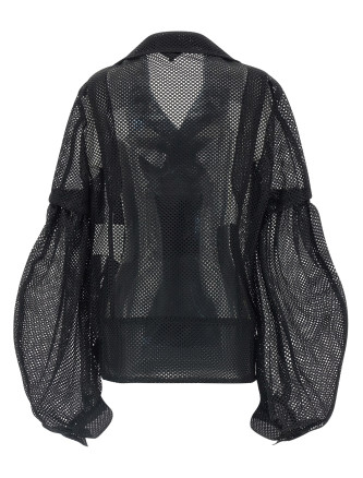 Повседневная куртка COMME DES GARCONS BLACK Mesh jacket (1QJ0101) #