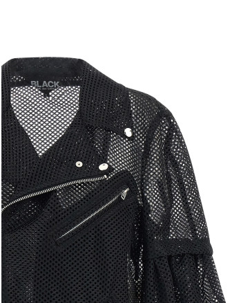 Повседневная куртка COMME DES GARCONS BLACK Mesh jacket (1QJ0101) #