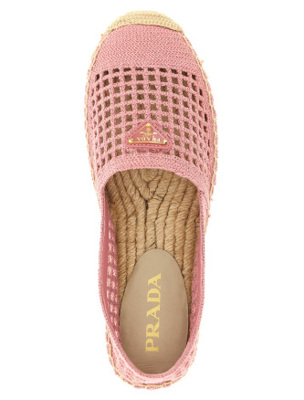 Эспадрильи PRADA Crochet knitted espadrilles (1S388OF0202F46F0638) #