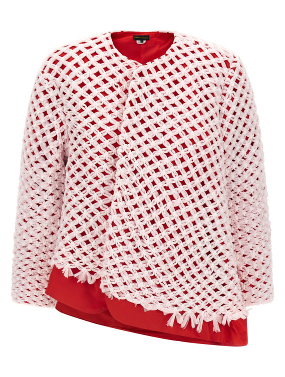Пиджак, костюм COMME DES GARÇONS Tulle weave blazer (GQJ0211) #1
